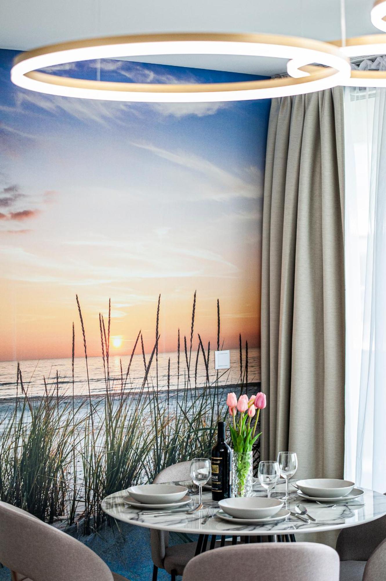 Апартаменты Wave Panorama 8Th Floor Sea View Мендзыздрое Экстерьер фото